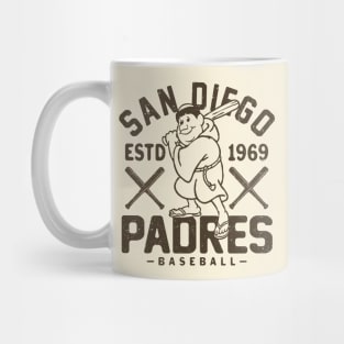 Retro San Diego Padres 1 by Buck Tee Mug